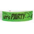 Let's Party Strong Band Tyvek Wristband (Pre-Printed)